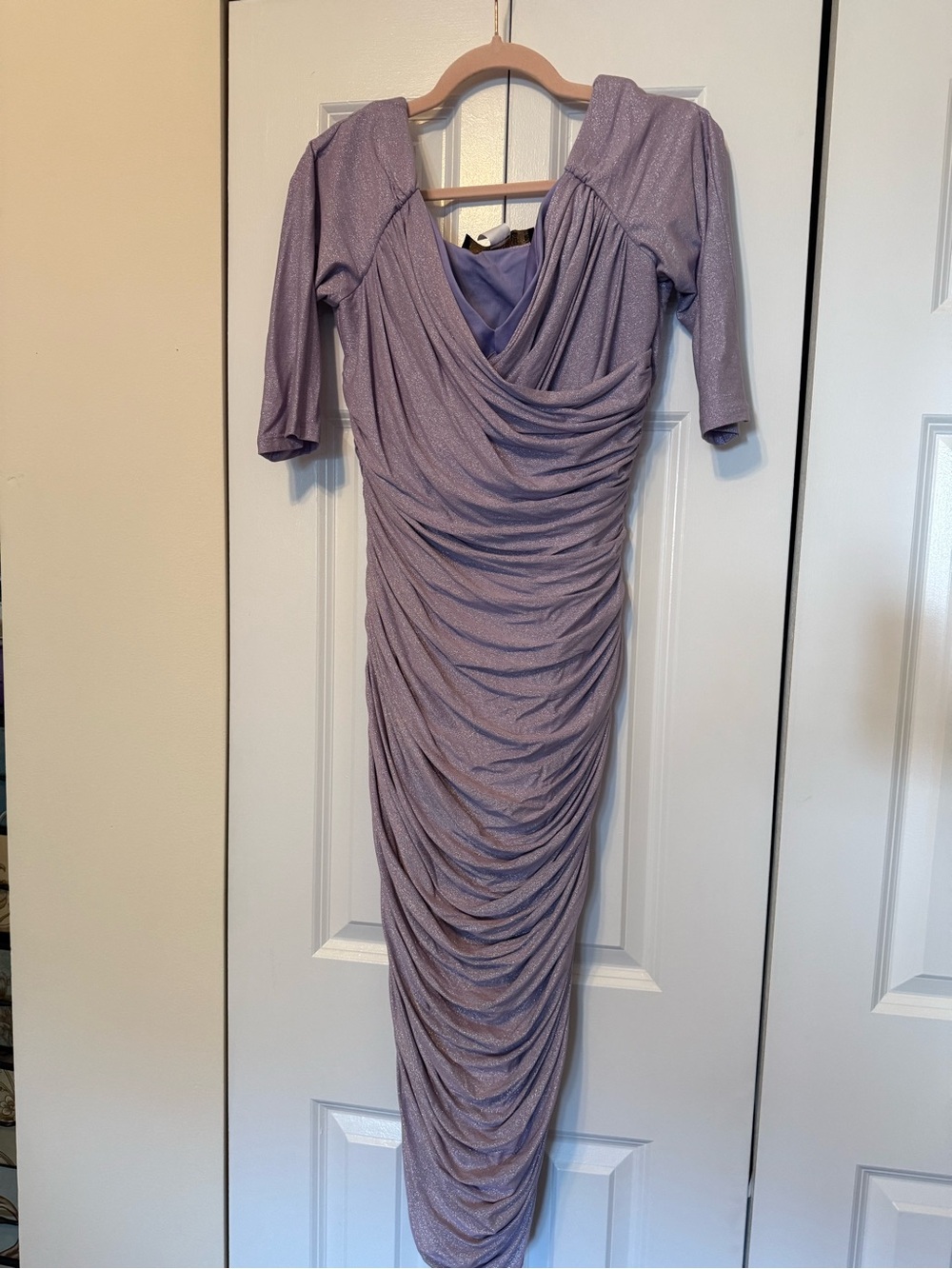 Pinup Couture Purple Lurex Monica Dress